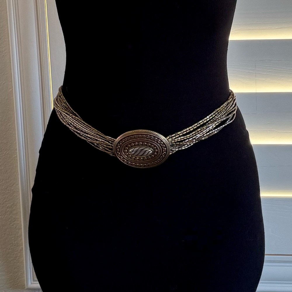Vtg Belt CHICO'S Multi-chain Link High End Designer Fashion Accessory